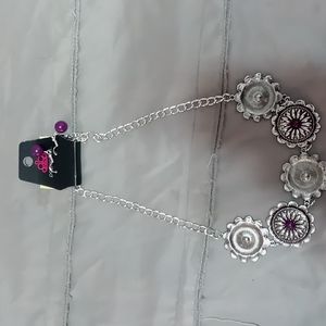 Necklace and earring set